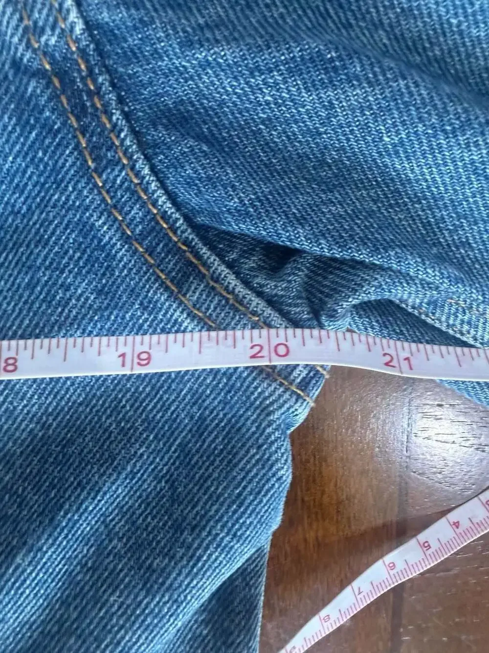 Levi’s Medium Denim Trucker Jacket Custom Yeehaw Rodeo Western Nashville Pink M